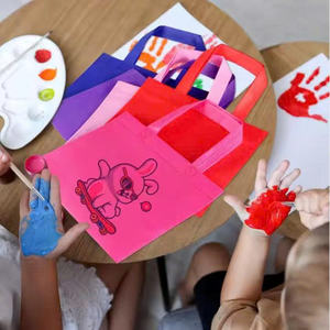 Fourre-tout promotionnel de haute qualité avec logo personnalisé Sacs à provisions biodégradables écologiques Sac en tissu non tissé - Product Image 5