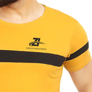 เสื้อยืดผู้ชายแบบรัดรูปแห้งเร็วสำหรับผู้ใหญ่ผลิตจากโรงงาน - Product Image 4