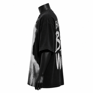 Camiseta Oversize de Algodón para Hombre, Estilo Urbano, Diseño Minimalista, Hombro Caído, Venta al por Mayor OEM - Product Image 4