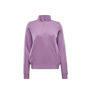 Women's Custom 100% Cotton Breathable Fleece Jackets Embroidery Long Sleeve Winter Solid Knitted Hoodies-Streetwear For Women - Product Image 6
