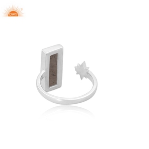 Anillo de diseño de estrella de piedras preciosas de pirita hecho a mano, joyería fina única hecha a mano, fabricante personalizado - Product Image 4