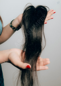 1x5 adorno de pelo de base de seda para mujeres cutículas marrones y negras naturales alineadas 100% cabello humano - Product Image 5
