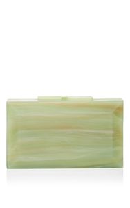 Sacs à bandoulière à chaîne en métal Pochette en résine époxy artisanale Pochette acrylique design mariage Sac à main décoratif en résine pour mariée - Product Image 5