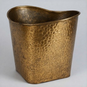 Cubo de basura de metal VictorianTone con acabado de estilo industrial o baño de restaurante de cocina casera-para gestión de basura de papel de desecho - Product Image 4