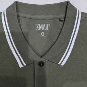 Manches courtes motif solide pour hommes pour polo anti-boulochage tissu tricoté vêtement teint - Product Image 1