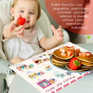 Mesi dell'anno Playmat educativo per i più piccoli mesi bianchi dell'anno - Product Image 4