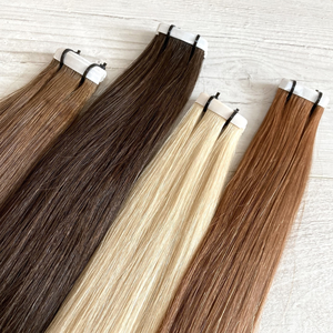 Extensions de cheveux humains en ruban adhésif invisible, cheveux vietnamiens, technique slave, vente en gros, fournisseurs en vrac - Product Image 1