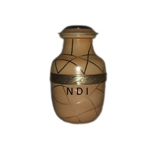 Urnas de cremación para cenizas de adultos, diseño hecho a mano de metal con acabado de bronce sólido, calidad sostenible, urnas de cremación para cenizas de adultos - Product Image 4