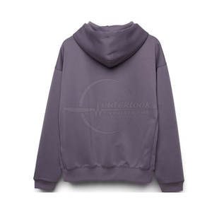 La mejor oferta de sudaderas con capucha de algodón 100% para hombre con cuello con capucha de uso en invierno Diseño de patrón sólido Servicio personalizado y OEM - Product Image 2