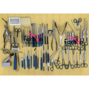 Nuevo juego de instrumentos de rinoplastia Instrumentos de calidad de cirugía de nariz recubierta de Titanio - Product Image 1