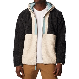 Sweat à capuche d'hiver pour homme, surdimensionné, entièrement zippé, doublé en sherpa 100% polaire, écologique, vente en gros, FTI-MH-029 - Product Image 6