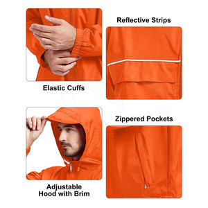 Nueva Chaqueta Cortavientos Impermeable de Alta Calidad para Hombre, Ecológica, para Invierno, con Color y Logotipo Personalizados - Product Image 5