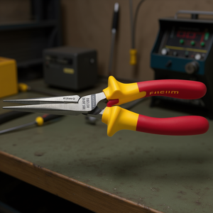 Pince à bec long demi-rond isolée 1 000 volts Facom - Product Image 3