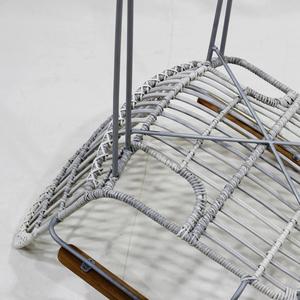 Comhome-Sillón reclinable de ratán de plástico de lujo con cojines profundos y almacenamiento integrado para una comodidad superior al aire libre - Product Image 3