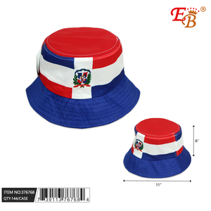 6 \ "DOMINICA cappello da pescatore 144 pz/CS popeline di spugna 3D ricamato a righe personaggio mimetico stampato per la pesca - Product Image 1