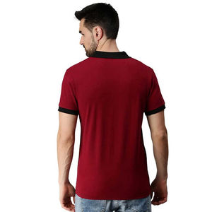 2025 venta al por mayor transpirable de alta calidad de los hombres Casual verano Polo cuello Camiseta 100% algodón transpirable manga corta personalizada - Product Image 6