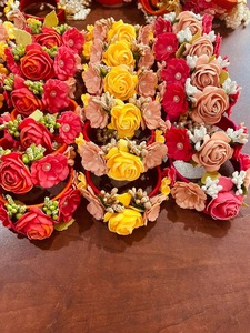 Bracelet fleur en fil de soie en gros/Bracelet, jeu de mots pakistanais indien jabi Chuda, mode, bracelets cadeaux, fleur Gajra - Product Image 5