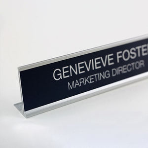 لافتة مكتبية مخصصة من الأكريليك قابلة للتغيير، لافتات عناوين الشوارع للمكاتب والشركات مع لافتات تجارية عصرية - Product Image 3
