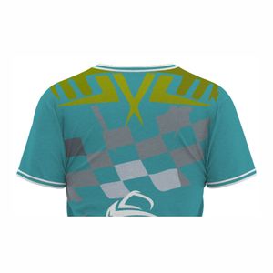 Vente en gros de maillot aérodynamique avec logo personnalisé Tissu durable et respirant évacuant l'humidité Méthode d'impression numérique - Product Image 6