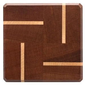 Posavasos de madera premium ecológicos hechos a mano para café, té, cerveza, whisky, bar, hotel, hogar, protección de mesa de comedor, de madera - Product Image 1