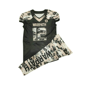 Uniforme de football américain pour enfants personnalisable respirant grande taille manches courtes fabriqué au Pakistan technique de sublimation - Product Image 6