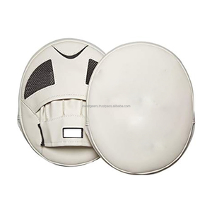 Pads de frappe en cuir de vachette personnalisés, confortables, pour la boxe, gants de frappe, équipement d'entraînement professionnel MMA, toutes saisons, vente en gros - Product Image 2