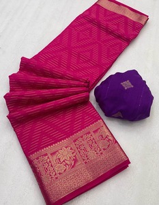 Bán Buôn <span class=keywords><strong>Viscose</strong></span> Georgette Lụa <span class=keywords><strong>Saree</strong></span> Với Cao Cấp <span class=keywords><strong>Viscose</strong></span> Dệt Lụa Vải Chất Lượng Cao Cấp Cao Cấp - Product Image 2