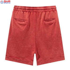 Pantalones cortos de lavado ácido para hombre, superventas, precio barato, gran oferta, pantalones cortos de lavado ácido para hombre resistentes transpirables de secado rápido personalizados - Product Image 6