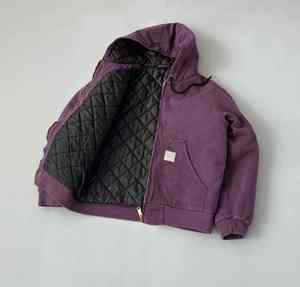 Abrigo Acolchado de Alta Calidad con Cremallera Frontal, Talla Grande, para Hombre y Mujer, Aislante, Lavado Pesado, 100% Algodón, Corte Holgado - Product Image 5