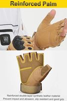 Gants de sport polyvalents pour la randonnée et la conduite à vélo et à moto avec paume antidérapante et construction respirante