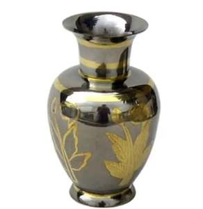 Meilleure vente Vase à fleurs en laiton gravé noir fait à la main meilleure vente vase à fleurs en métal de haute qualité pour les décorations - Product Image 2