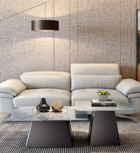 Mesa de centro cuadrada grande de Metal de estilo nórdico moderno, muebles de exhibición para sala de estar del hogar - Product Image 1