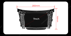 Mekede pantalla carro xe chuyển hướng 360 âm thanh stereo Car-Play đa phương tiện cho Hyundai i30 Elantra GT 2011-2017 - Product Image 2