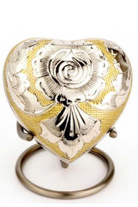 Urnas de cremación de latón y metal macizo únicas de diseñador para cenizas, accesorios de ataúd conmemorativo de alta calidad para almacenamiento de bebés - Product Image 4