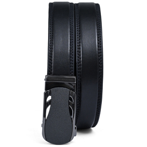 Cinturones de vestir OEM de nuevo diseño elegante, hebilla de trinquete para hombre, cinturones de cuero genuino de alta calidad, precios al por mayor personalizados, logotipo personalizado - Product Image 1