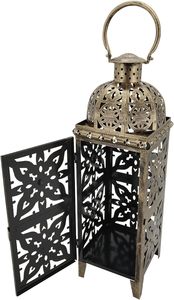 Luxury <b>Lantern</b> Handmade <b>Lantern</b> Etching Iron Homeware Decorative Living Room Metal <b>Candle</b> <b>Holder</b> Wholesale Manufacturer Supplier - Product Image 3