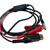 Kabel Rakitan Konektor Push Pull 2 Pin Kustom ke Klip Buaya untuk Adaptor Daya