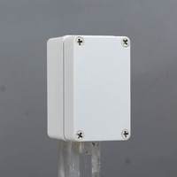 Boîtier en plastique ABS étanche boîtier d'instruments électroniques boîte de jonction électrique boîte de Rail Din 130*80*85mm