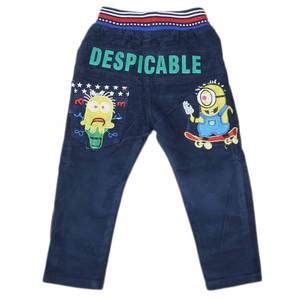 Pantalon en velours côtelé pour garçons - Bleu marine - Product Image 2