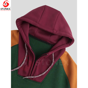 Sweat à capuche extérieur ODM pour hommes haute qualité confortable et séchage rapide motif imprimé tissu polaire grande taille - Product Image 2
