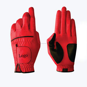 Gants de golf respirants en cuir véritable, confortables, unisexes, avec un soutien fluide du mouvement et une stabilité maximale de la préhension - Product Image 1