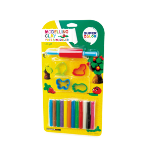 Đất sét tạo hình 12 màu với khuôn và con lăn trong hộp nhựa 90 gram Không độc hại Không mùi Có thể tái sử dụng Không bao giờ khô hoặc cứng - Product Image 1