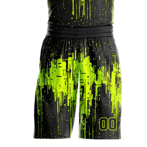 Conjunto Deportivo para Hombre con Degradado de Color, Ropa Deportiva para Entrenamiento al Aire Libre, Uniforme de Baloncesto con Cuello en U, Camisetas, Chalecos y Pantalones Cortos - Product Image 4