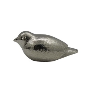 Unique Design Aluminum Crane Bird Sculptures <b>Abstract</b> Figurines Golden Finished for Home Living Room Desktop Sculpture - Product Image 2