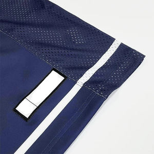 Maillots de football américain personnalisés imprimés sur mesure, design d'origine, 100 % polyester, séchage rapide, respirants, manches courtes - Product Image 3