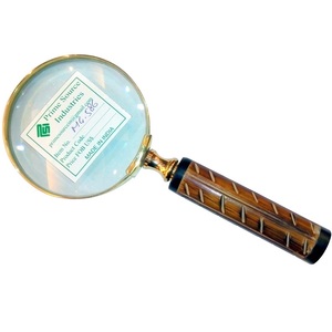 Nuevo diseño 2025 Lupa Color Bronce Diseño antiguo Alta calidad Venta al por mayor Vintage Look Eye Glass Metal Indian Handicraft - Product Image 1