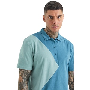 Chemises Polo Homme Coupe Slim Design à Panneaux Vêtements Décontractés Unisexe Broderie Logo Personnalisé Design 2026 Confortables Respirantes Tendance - Product Image 4
