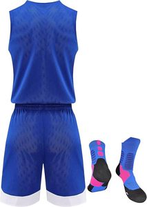 Uniforme de Baloncesto Reversible para Niños, Camiseta y Pantalones Cortos con Calcetines - Product Image 3