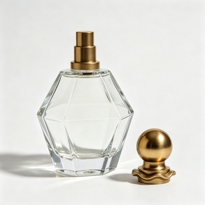 ขวดน้ำหอมดีไซน์หรูทรงเหลี่ยม 100 มล. EDP EDT ติดทนนาน 12 ชม. หัวฉีดแบบสเปรย์ ฝาเกลียว คอขวดสแตนเลส ฉลากแก้ว พิมพ์ลายด้วยความร้อน - Product Image 2