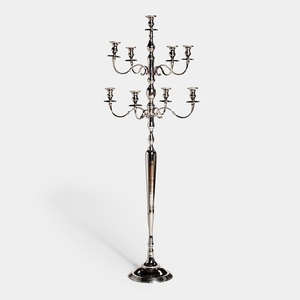 Nouveau Design de luxe léger or poli bougeoir chandelier en métal élégant bougeoirs - Product Image 5